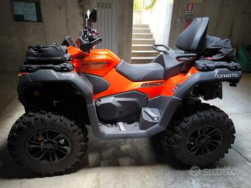 CF Moto Cforce 850 Touring targa bianca