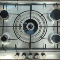Piano cottura a gas 5 fuochi