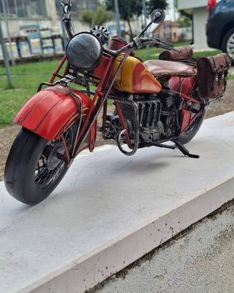 Modellino Moto d'epoca stile Vintage Indian 