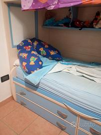 Cameretta bambino con letto a castello
