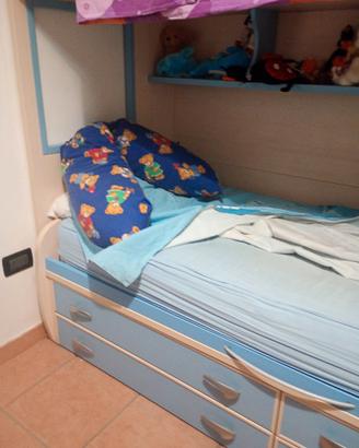 Cameretta bambino con letto a castello