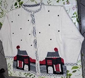 Maglia/maglione donna con bottoni vintage