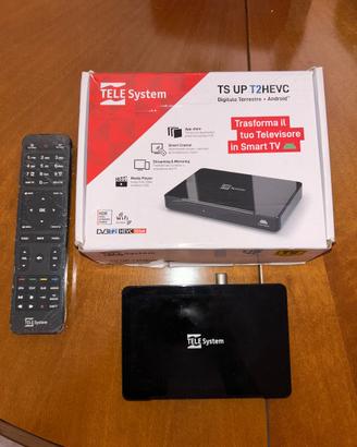 Decoder Smart TV TELE System T2HEVC – Android+Wifi