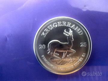 KRUGERRAND  2025 - 1 OZ DI PURO E FINE ARGENTO 999