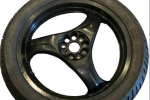 coppia cerchi RS 50 con gomme e disco 