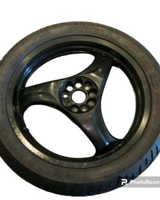 coppia cerchi RS 50 con gomme e disco 