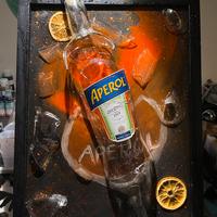 Aperol dentro un quadro