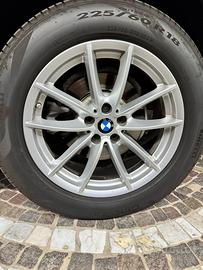 Cerchi lega 18 bmw x3 g01 con gomme pirelli al 70%