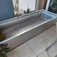 vasca alluminio da esterno lunga