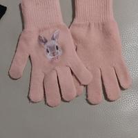 Guanti rosa invernali