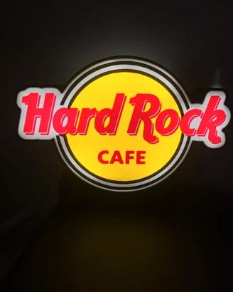 🎸 LAMPADA STILE HARD ROCK CAFE LED – ARREDO BAR –