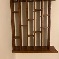 Mobile libreria in legno con luce