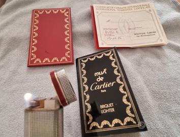 Cartier accendino impeccabile e funzionante