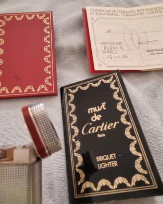 Cartier accendino impeccabile e funzionante