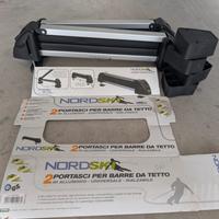 Portasci Nordski da tetto in alluminio.