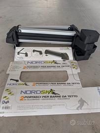 Portasci Nordski da tetto in alluminio.