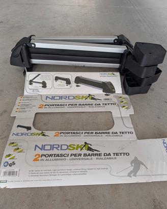 Portasci Nordski da tetto in alluminio.