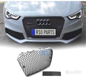 GRIGLIA PER AUDI A5 12-16 LOOK RS5 NERO CROMATO