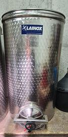 botti per vino in acciaio inox 