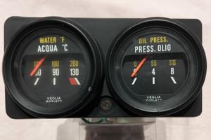 manometri fiat 128 rally acqua olio epoca 