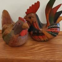 coppia gallo e gallina 