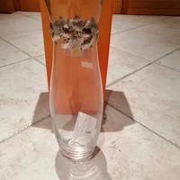 Vaso di cristallo marca Maria Cristina Sterling H