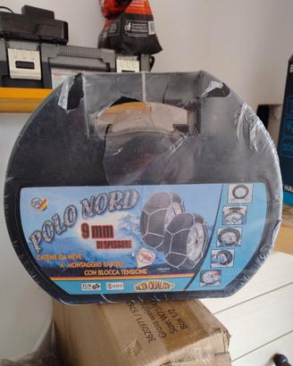 catene da neve NUOVE sigillate 