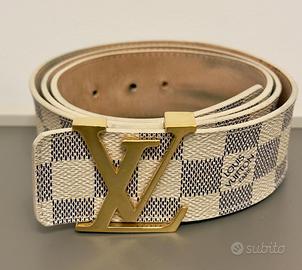 Cintura Louis Vuitton originale Damier Azur