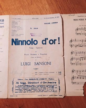 spartito musicale 