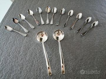 Servizio da Caffè/Dolce 14 Pezzi in Argento 800
