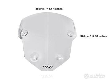 Parabrezza basso triumph tiger 900 gt