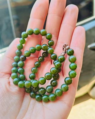 Collana in pietra di Giada