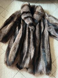 Pelliccia di volpe oversize taglia 48 italiana