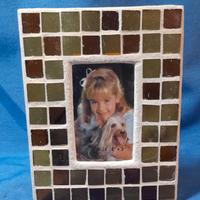 Cornice vetro decoro mosaico