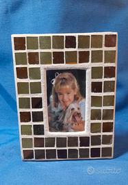 Cornice vetro decoro mosaico