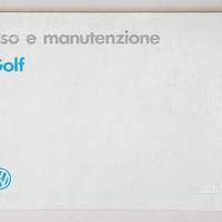 Manuale Uso e Manutenzione Golf GTI 16V MK2