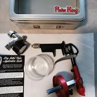 Pistola per spruzzo a secco di flake metallici 