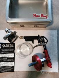 Pistola per spruzzo a secco di flake metallici 