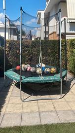 TRAMPOLINO CON RETE