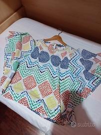 donna camicia chiusa fantasia