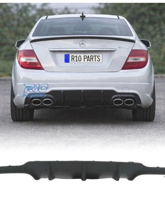 DIFFUSORE PER MERCEDES CLASSE C W204 11-14 LOOK C6