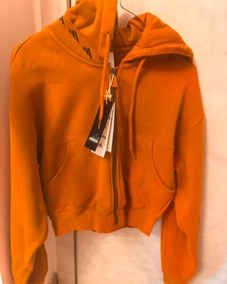 felpa adidas arancione