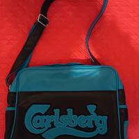 Borsa Messenger Bag Carlesberg vintage originale 