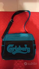 Borsa Messenger Bag Carlesberg vintage originale 