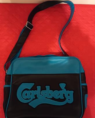 Borsa Messenger Bag Carlesberg vintage originale 