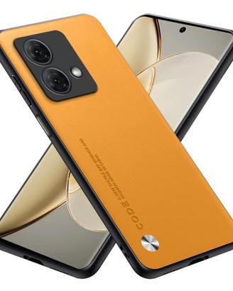 Rankone Custodia Motorola G84 Gialla + Trasparente
