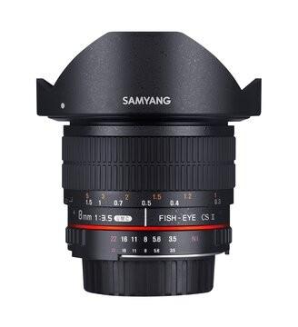 Obbiettivo Fisheye Samyang F3.5 UMC CS II