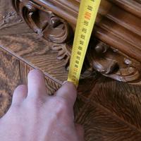 Grande specchio in legno massello intagliato