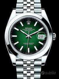 Rolex DJ 41mm 126300 verde ombré jubilee 126300