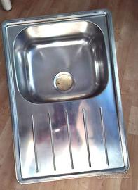 lavello inox a 1 vasca Ikea L 78 larg 48 h19 mai u